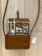 Keecie lunch break cognackleurige leren schoudertas, Overige merken, Bruin, Ophalen of Verzenden, Zo goed als nieuw