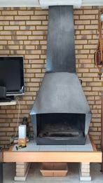 Les Foyers DON-BAR 7007 met verplaatsbare tafel., Huis en Inrichting, Haarden, Ophalen, Gebruikt, Hangende haard, Houthaard