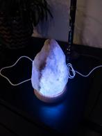 Zoutlamp wisselende kleuren, Huis en Inrichting, Lampen | Tafellampen, Ophalen, Zo goed als nieuw, Minder dan 50 cm