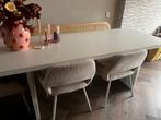 Unieke Beton Cire Eettafel - Beige kleur, Huis en Inrichting, Tafels | Eettafels, Ophalen, 200 cm of meer, 50 tot 100 cm, Zo goed als nieuw