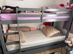 Stapelbed 90 x 200 (met bedlade), Ophalen, 90 cm, Tweepersoons, 200 cm