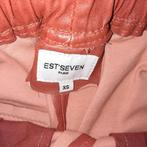 Est' Seven, leren broek, maat XS., Bruin, Est Seven, Ophalen of Verzenden, Zo goed als nieuw