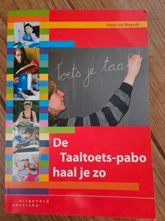 De Taaltoets-pabo haal je zo, Boeken, Studieboeken en Cursussen, Zo goed als nieuw, HBO, Verzenden