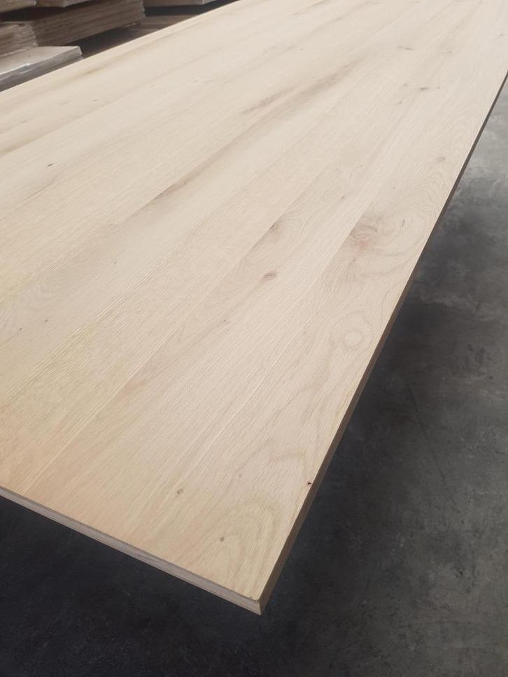 3-laag Massief eiken timmerpaneel 20 mm dik, 3 m2 per paneel, Huis en Inrichting, Woonaccessoires | Wandplanken en Boekenplanken