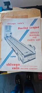 Chicago coin Bowling League Manual zeldzaam, Gebruikt, Ophalen of Verzenden