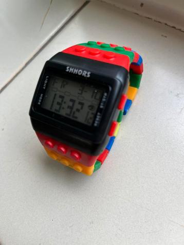 Lego stijl horloge. Digitaal.  beschikbaar voor biedingen