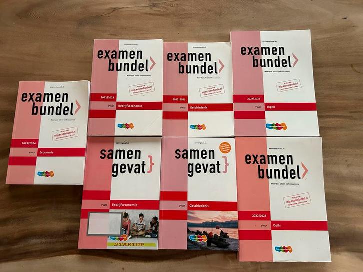 Examenbundels VWO + Samengevat, Boeken, Studieboeken en Cursussen, Zo goed als nieuw, WO, Ophalen of Verzenden