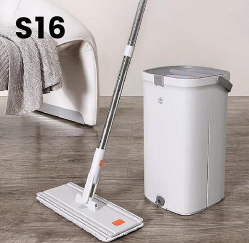 Slimme Dweilset– Handenvrij & 360 Roterend, Huis en Inrichting, Schoonmaakartikelen, Ophalen of Verzenden