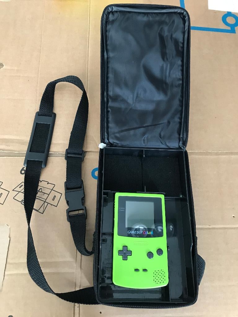 Gameboy Color + Tas + 2x Camera       µr, Spelcomputers en Games, Spelcomputers | Nintendo Game Boy, Zo goed als nieuw, Game Boy Color