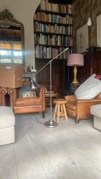 Staande lamp zilverkleurig metaal, Huis en Inrichting, Ophalen of Verzenden, Zo goed als nieuw, Metaal, 150 tot 200 cm