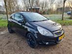 Opel Corsa 1.4 16V 3D 2010 Zwart, Auto's, Voorwielaandrijving, 1398 cc, 4 cilinders, 100 pk
