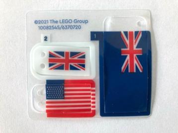 Lego Vlag Plastic Sheet for Set 10294 10294pls01 (NIEUW)  beschikbaar voor biedingen