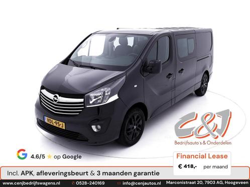 Opel Vivaro 1.6 CDTI L2H1 Dubbele Cabine innovation leder na, Auto's, Bestelauto's, Bedrijf, Te koop, ABS, Achteruitrijcamera