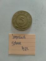 Joegoslavië 5 Dinar 1972, Verzenden, Joegoslavië, Losse munt