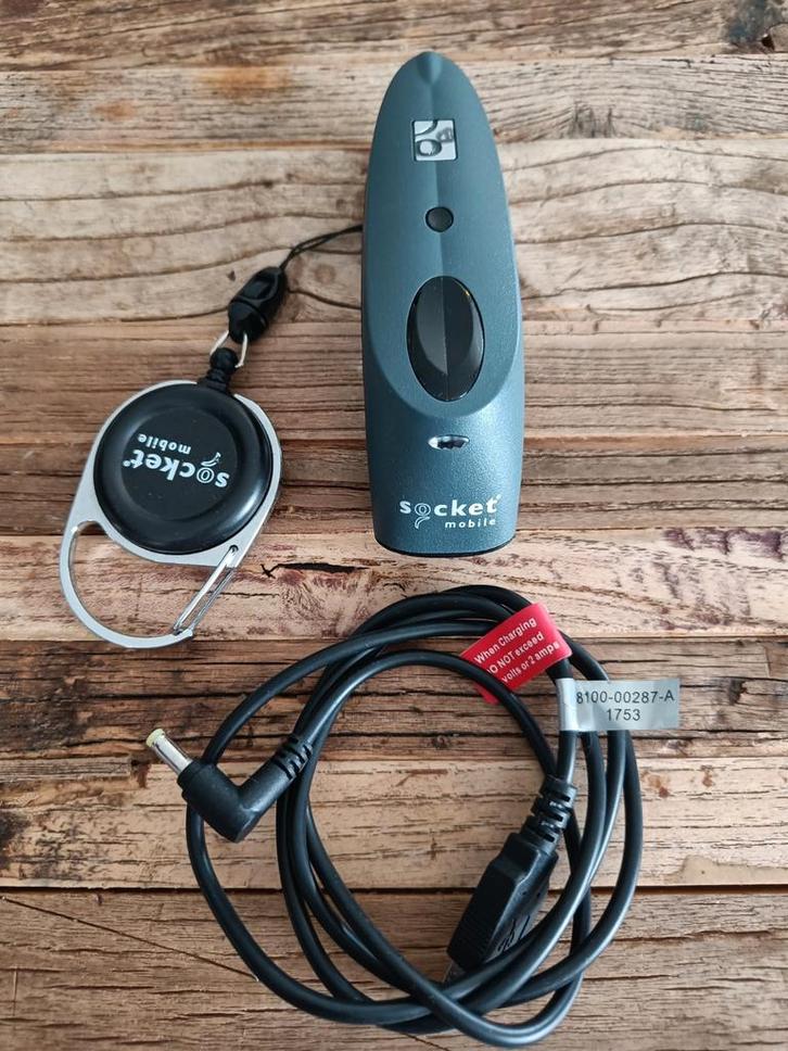SOCKET MOBILE SCAN DRAADLOOS, INCL. OPLAADKABEL" ZGAN!, Computers en Software, Scanners, Zo goed als nieuw, Mobiele scanner, Ophalen of Verzenden