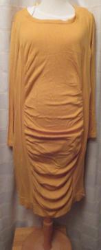 Gele tricot jurk, Authentic maat xxL A27, Jurk, Geel, Ophalen of Verzenden, Zo goed als nieuw
