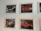 Verzameling F1, Le Mans foto’s, posters ingelijst., Verzamelen, Posters, Met lijst, Rechthoekig Liggend, Sport, Gebruikt