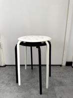 2 IKEA MARIUS Krukjes – Wit & Zwart – Totaal €5,-, Ophalen, Zo goed als nieuw, Kunststof