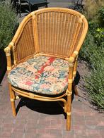 2 Rotan stoelen, Huis en Inrichting, Stoelen, Ophalen, Twee, Bruin, Riet of Rotan