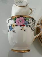 Vintage Plant Tuscan China Theekopjes en Schotels, Ophalen of Verzenden