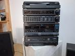 vintage platen stereo met cd en platen speler en dub cassett, Audio, Tv en Foto, Stereo-sets, Ophalen of Verzenden, Gebruikt, Cd-speler