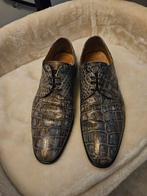 Giorgio1958 blauw/goud croco print heren schoenen maat 45, Ophalen of Verzenden, Gedragen, Blauw