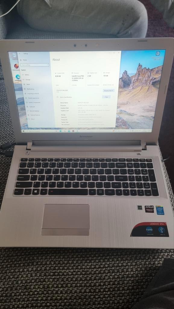 Lenovo Z51-70 - 128GB SSD, 8GB RAM - Goedkoop!, Computers en Software, Windows Laptops, Gebruikt, 15 inch, SSD, 2 tot 3 Ghz, 8 GB