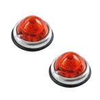 Breedtelicht wit rood of oranje 70mm chrome rand, Caravans en Kamperen, Ophalen of Verzenden, Nieuw