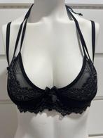 Bh maat 80 cup A, Verzenden, Zwart, BH