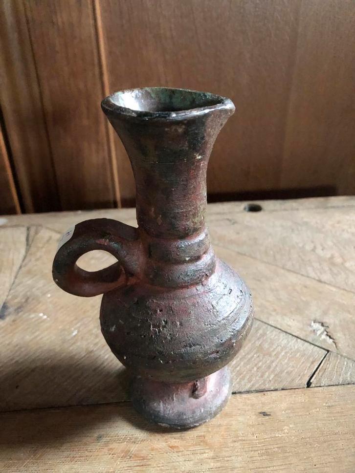 Antiek steengoed vaasje, Drenthe, Antiek en Kunst, Antiek | Vazen, Ophalen of Verzenden