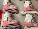 T.K. 2 paar Rolschaatsen verstelbaat maat 34 - 37, Ophalen of Verzenden, Verstelbaar, Gebruikt, Kinderen