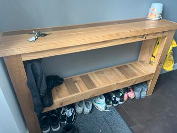 Houten sidetable, Haltafel, oppottafel beschikbaar voor biedingen