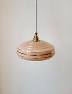 Vintage glazen hanglamp Cichy glas Frans Vintage, Ophalen of Verzenden, Zo goed als nieuw, Glas, Minder dan 50 cm