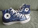 Converse Allstar sneakers blauw met print maat 38 allstars, Blauw, Ophalen of Verzenden, Sneakers of Gympen, Converse All Stars