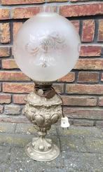 Puntgave antieke olielamp, Antiek en Kunst, Antiek | Lampen, Ophalen of Verzenden