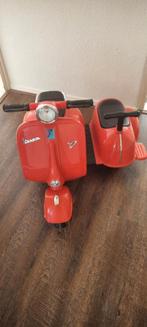 Elektrische Vespa Scooter met Zijspan voor Kinderen, Ophalen, Zo goed als nieuw