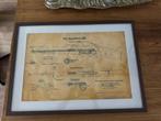 WW2 Duitse tekening van K98 geweer, Verzamelen, Ophalen of Verzenden, Landmacht, Duitsland, Kunstobject