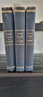 Vingtans après 1-3 Alexandre Dumas, Antiek en Kunst, Antiek | Boeken en Bijbels, Ophalen of Verzenden