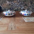 Dekschaal boerenbont., Antiek en Kunst, Antiek | Servies los, Ophalen of Verzenden
