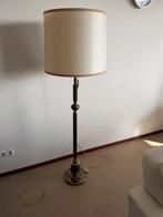 Vintage/antiek messing staande schemer lamp, Ophalen, Gebruikt, Nvt, 150 tot 200 cm