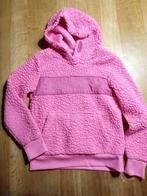 Roze teddy trui / ski hoodie - maat 140, Ophalen of Verzenden, Gebruikt, Meisje, Trui of Vest