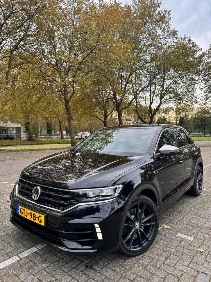Volkswagen T-Roc 2.0 TSI 300pk 4Motion AKRA 2020 Zwart, Auto's, Volkswagen, Particulier, T-Roc, 4x4, ABS, Achteruitrijcamera, Adaptive Cruise Control