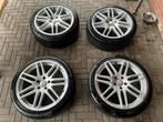 Set originele Audi velgen 18 inch + band, Auto-onderdelen, Banden en Velgen, Ophalen, 18 inch, Gebruikt, Banden en Velgen