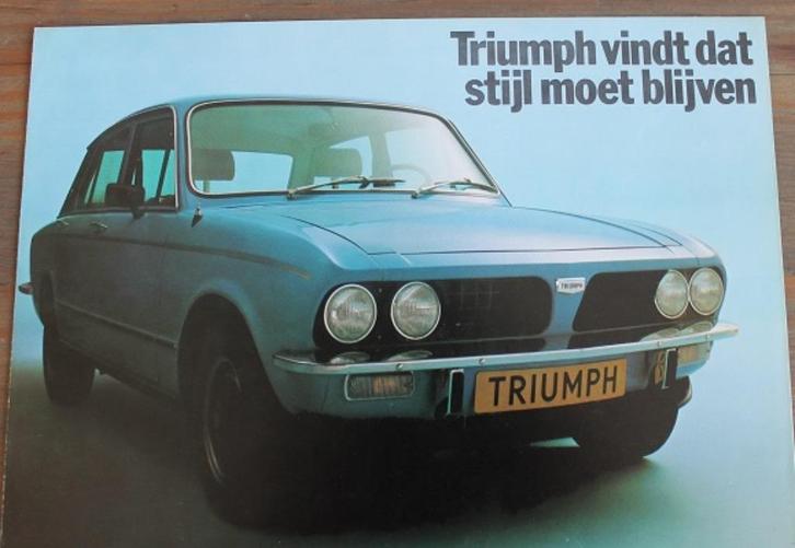 9 Mini Triumph autofolders+7 dubbele exempl Te koop als set, Boeken, Auto's | Folders en Tijdschriften, Overige merken, Ophalen of Verzenden