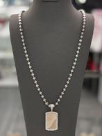 14 Karaat  - Wit Goud - Bolletjes Ketting - 30,17 Gram -70cm, Ophalen of Verzenden, Nieuw, Wit, Goud
