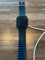 Apple Watch 7 45 mm Cellular Abyss Blue, Blauw, Gebruikt, Ophalen of Verzenden, IOS