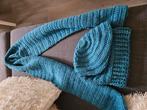 1 baret en een sjaal, nieuw, handgeweven., Kleding | Dames, Ophalen, Nieuw, Maat 46/48 (XL) of groter, Sjaal