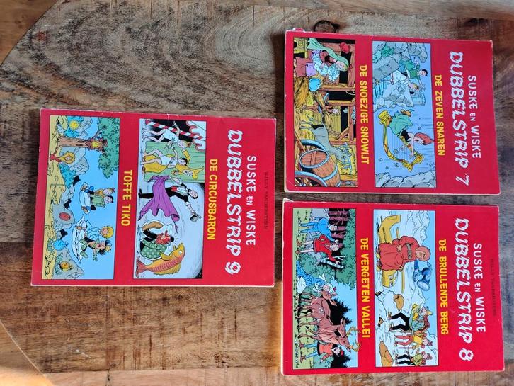 Suske en Wiske Dubbelstrip 7-8-9, Boeken, Stripboeken, Gelezen, Meerdere stripboeken, Ophalen of Verzenden