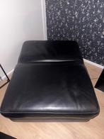 Super mooie poef van kwaliteitsleer salontafel stoel, Ophalen, 100 tot 125 cm, Leer, Zo goed als nieuw