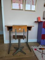 Vintage bureau en stoel kinderkamer kind tekenen creatief, Ophalen, Gebruikt, Tafel(s) en Stoel(en)
